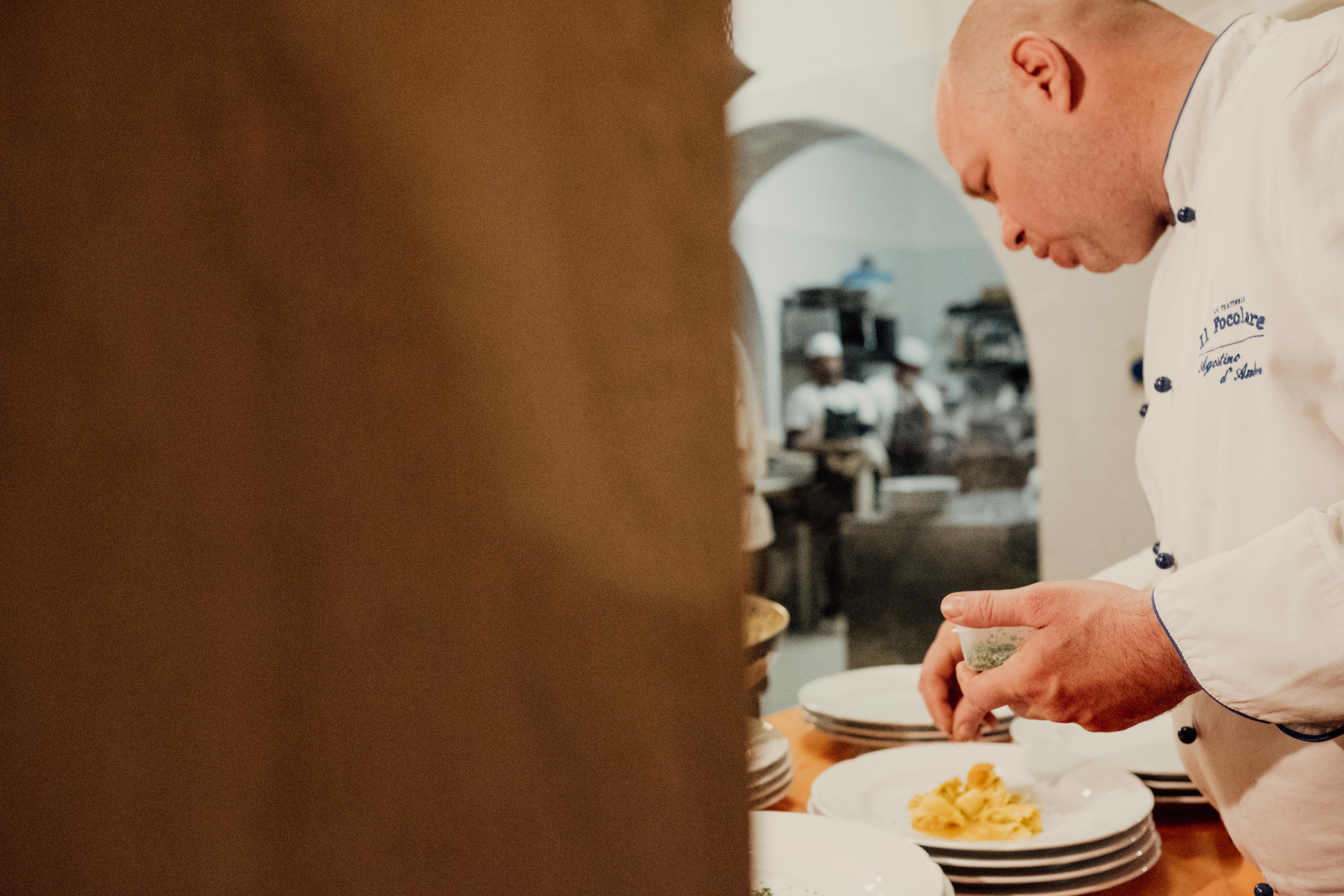 I piatti serviti nella trattoria Il Focolare