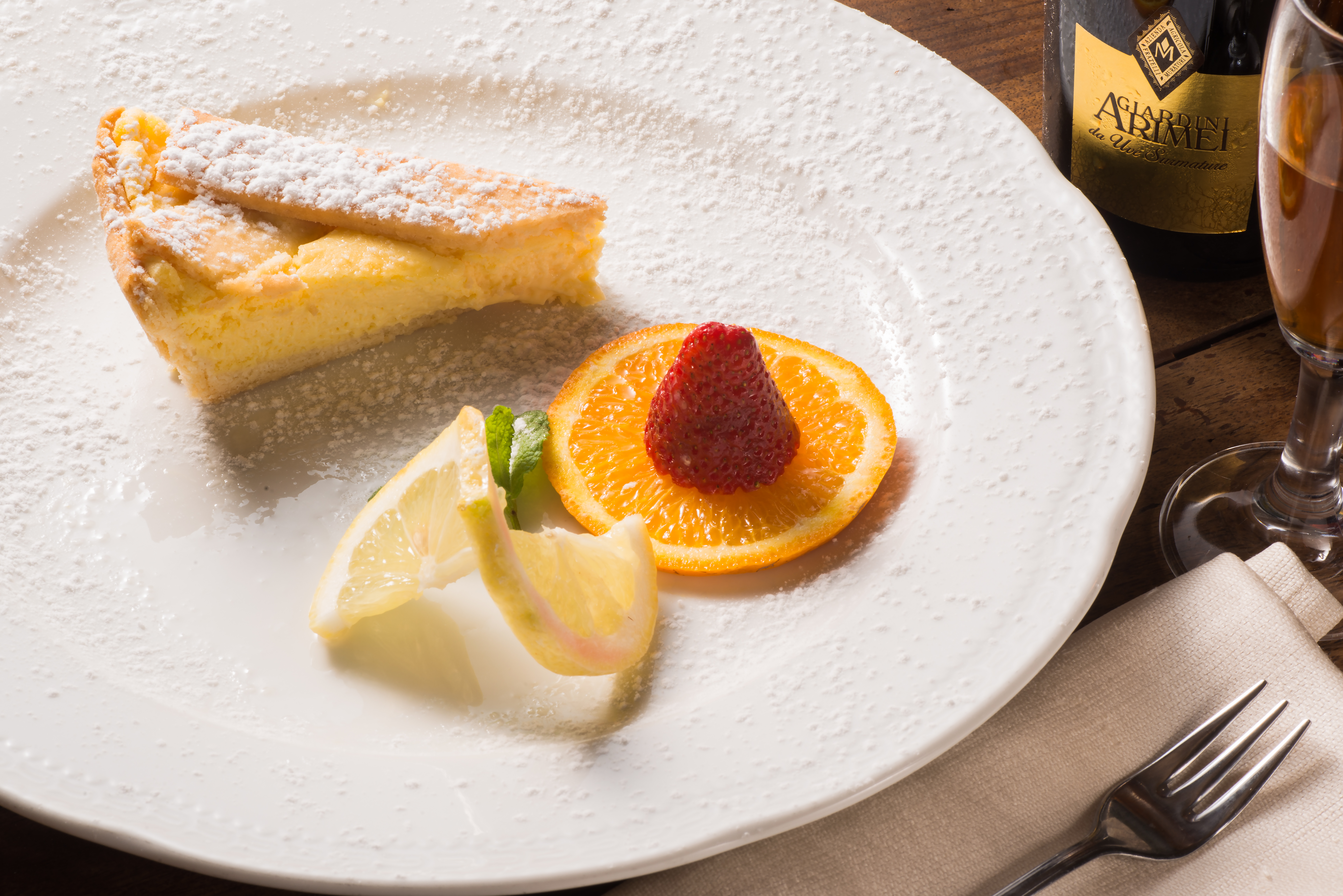 Crostata con crema di limoni di Procida